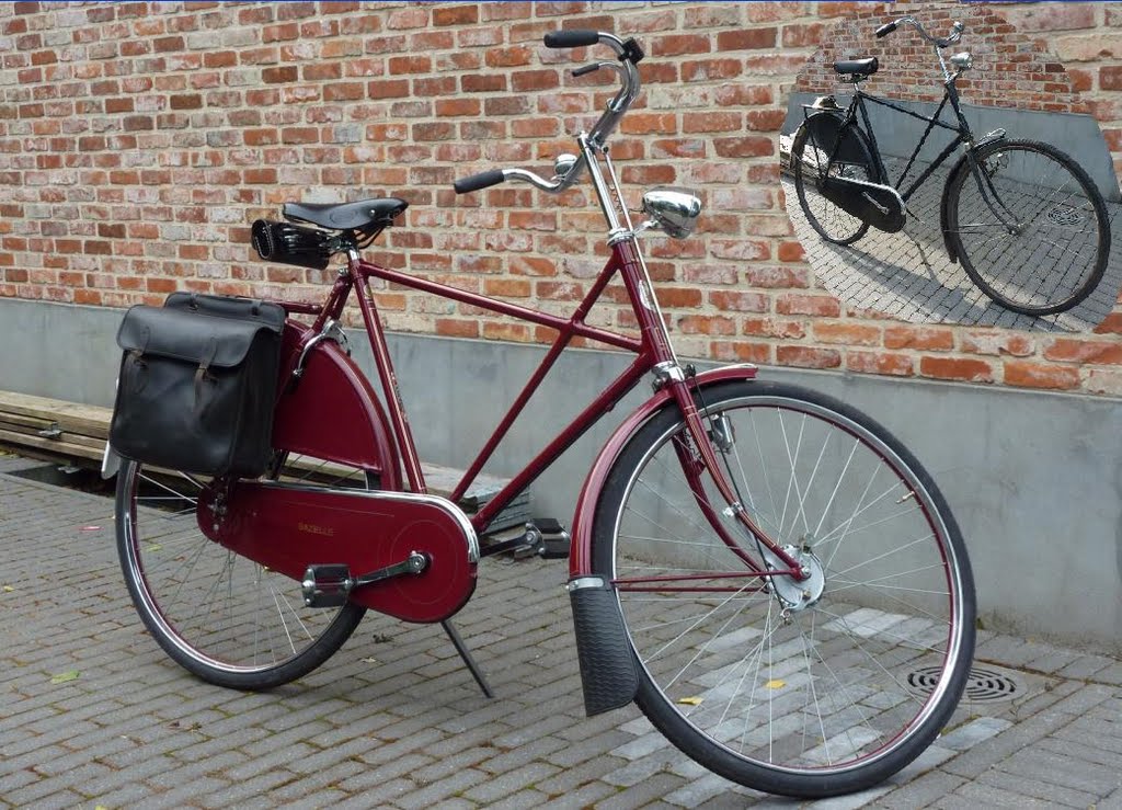 Gazelle 1957 voor en na restauratie.JPG