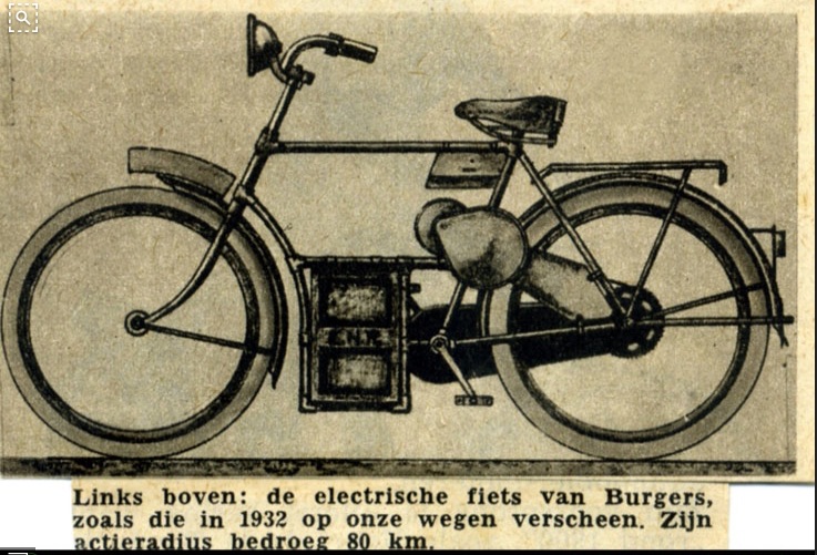 burgers electrische fiets herenmodel