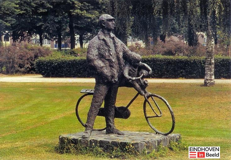 Fietser beeld uit Eindhoven