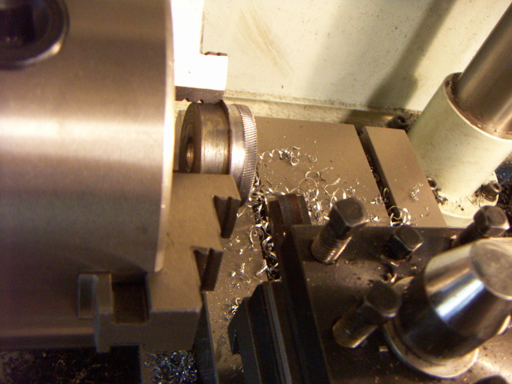 Kartelwieltje in schuine stand heeft haar werk gedaan