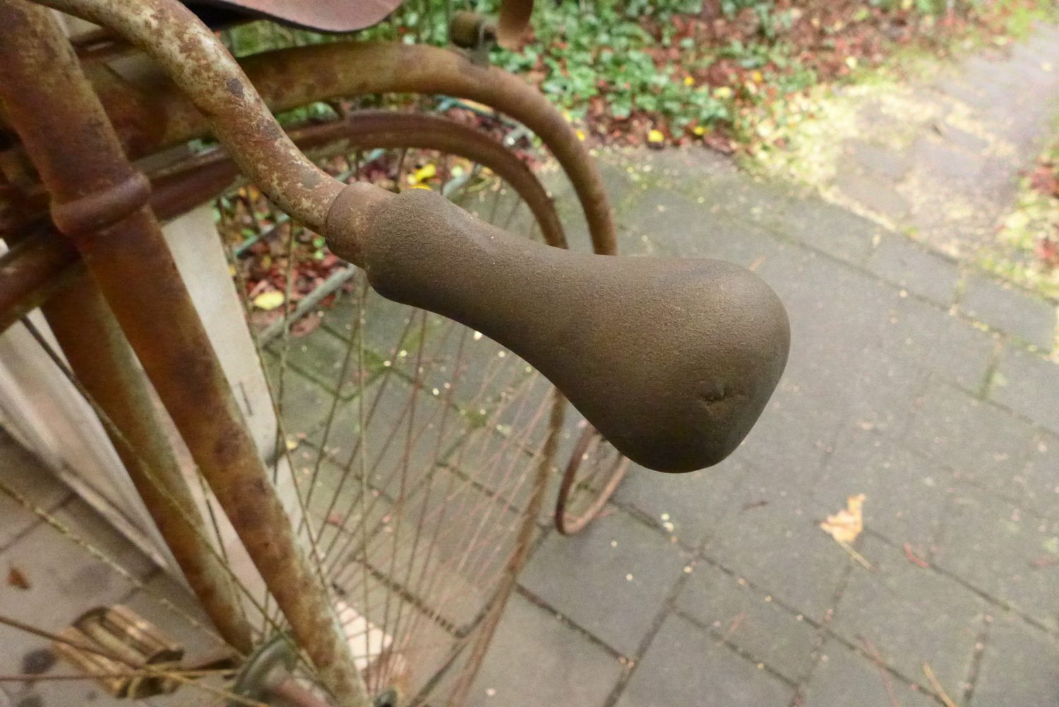 leder beklede handvatten