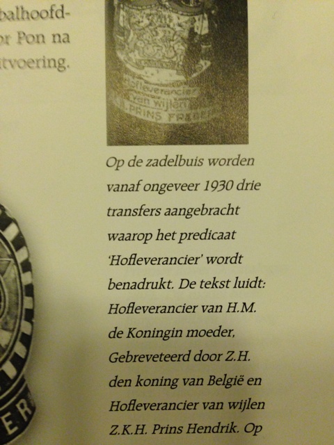 In de Burgers special van vereniging de Oude Fiets staat in de tekst Hendrik maar staat op de foto ook Frederik...