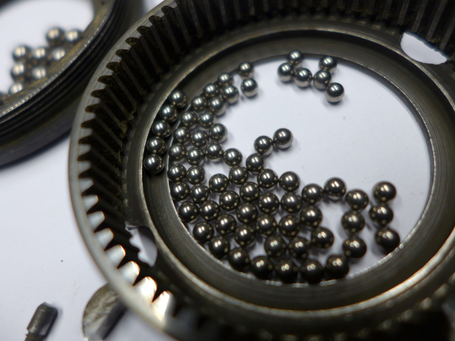 de kogeltjes uit de planeetwielen