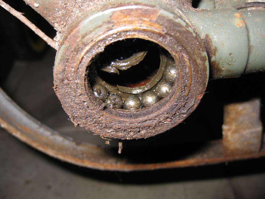 De nog overgebleven kogellagers