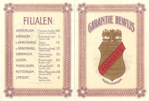 Fongers HH 60 1923 documentatie 2 garantiebewijs voorkant.jpg